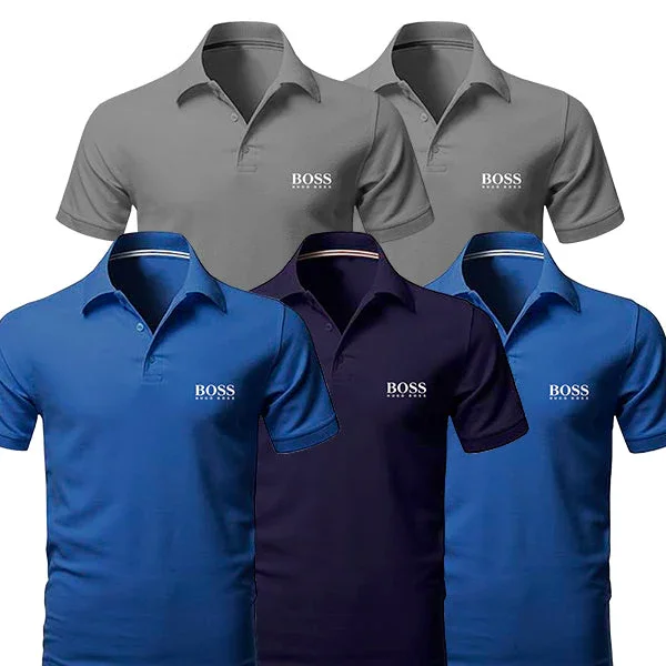 [BUY 3 GET 5 FREE] Premiere Polo Shirt Kit (5 Pack)