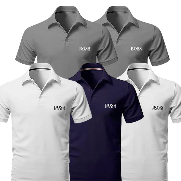 [BUY 3 GET 5 FREE] Premiere Polo Shirt Kit (5 Pack)