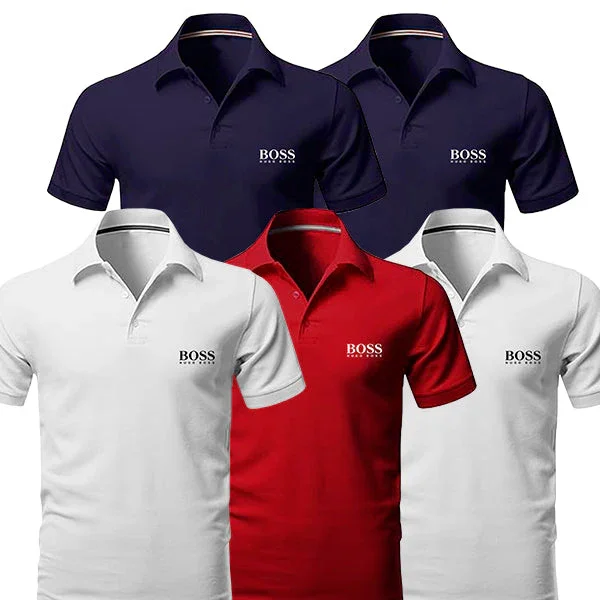 [BUY 3 GET 5 FREE] Premiere Polo Shirt Kit (5 Pack)