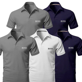 [BUY 3 GET 5 FREE] Premiere Polo Shirt Kit (5 Pack)