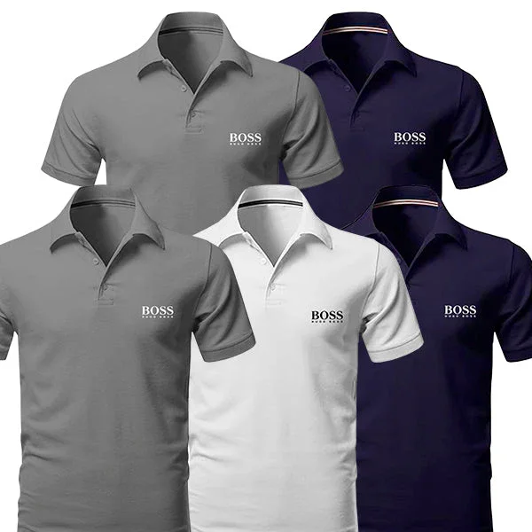 [BUY 3 GET 5 FREE] Premiere Polo Shirt Kit (5 Pack)